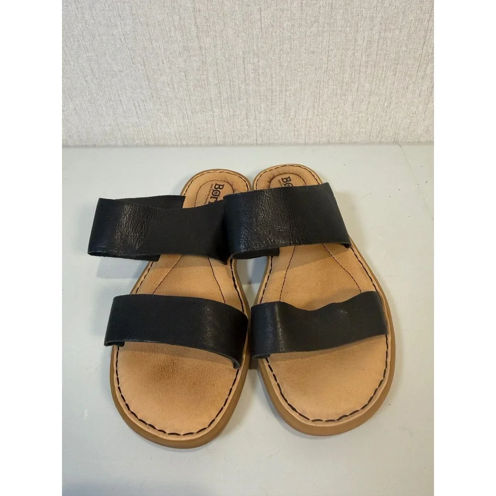 Born women‎ black sandals size 8M
